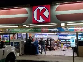A storefront of Circle K